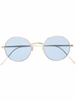 Oliver Peoples lunettes de soleil G. Ponti-3 à monture ronde - Or