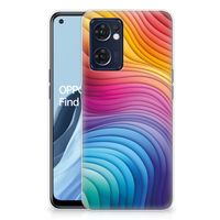 TPU Hoesje voor OPPO Reno 7 5G | Find X5 Lite Regenboog - thumbnail