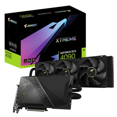 Gigabyte AORUS GeForce RTX 4090 XTREME WATERFORCE 24G - OC Edition - graphics card - NVIDIA GeForce RTX 4090 - 24 GB Gigabyte AORUS GeForce RTX 4090 XTREME WATERFORCE 24G - OC Edition - graphics card - NVIDIA GeForce RTX 4090 - 24 GB