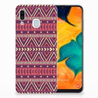 Samsung Galaxy A30 TPU bumper Aztec Paars - thumbnail