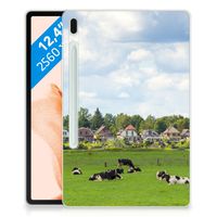 Samsung Galaxy Tab S7FE Back Case Koeien - thumbnail