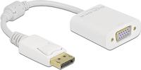 Delock Adapter DisplayPort 1.2 stekker naar VGA-bus passief wit