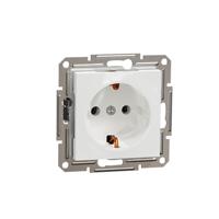 Schneider Electric Asfora EPH2970121D SCHUKO-stopcontact 16 A, geaard stopcontact, schroefklemmen, inbouwstopcontact, wit