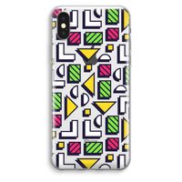 8-bit N°4: iPhone XS Max Transparant Hoesje