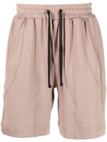 STYLAND x notRainProof drawstring organic cotton shorts - Tons neutres - thumbnail