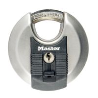 Masterlock 70mm diam. stainless steel padlock - octagonal boron-carbide shrouded - M40EURD - thumbnail