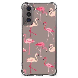 Samsung Galaxy S21 Case Anti-shock Flamingo