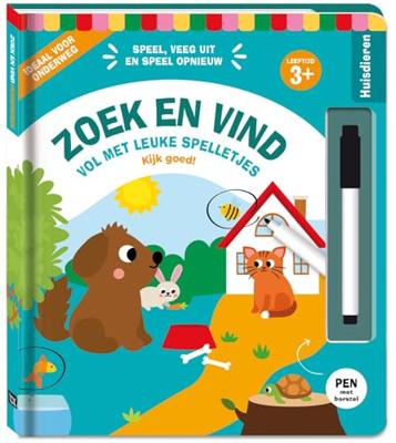 Zoek en vind - Huisdieren: Vol met leuke spelletjes