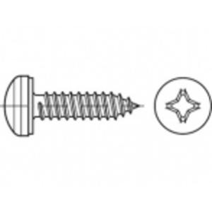 TOOLCRAFT TO-5444745 Plaatschroeven 32 mm Kruiskop Phillips 88981 Staal Galvanisch verzinkt 500 stuk(s)