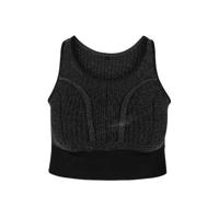 ACTIVE By Zizzi Plus Size level 3 sportbh zwart/zilver