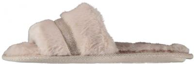 Apollo homeslippers dames textiel taupe Apollo homeslippers dames textiel taupe