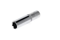GEDORE Red Steeksleutelinzet lang, moer, 1/4 inch 6,3 mm aandrijving, 6-kant, 9 mm breedte, gereedschap, R41000909, staal