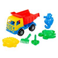 Cavallino Toys Cavallino Klassieke Kiepwagen met Strandset, 6dlg. - thumbnail