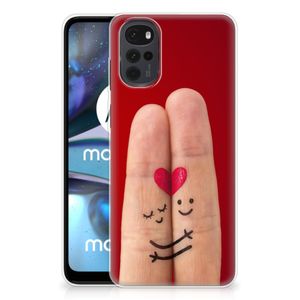 Motorola Moto G22 Silicone Back Cover Liefde - Origineel Romantisch Cadeau