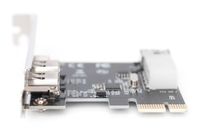 Digitus DS-30201-5 3 + 1 poorten FireWire 400-controllerkaart FireWire 400 PCIe - thumbnail