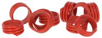 Kerbl Hobbyfarming Spiraalring, 16 mm, rood, kunststof 20 stuks/verpakking