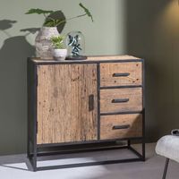 Livingfurn Dressoir Dakota 85 cm - Bruin - thumbnail