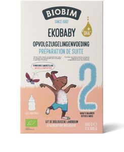 Ekobaby 2 opvolg zuigelingenvoeding 6+ maanden bio