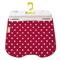 windschermflap Polka Dot red