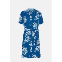 Fabienne Chapot blousejurk Boyfriend dress met all over print en ceintuur blauw