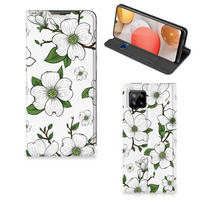 Samsung Galaxy A42 Smart Cover Dogwood Flowers