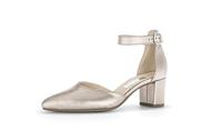 Gabor Klassieke pumps voor dames, hakschoenen, beige poeder., 44 EU
