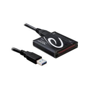 DeLOCK USB 3.0 Card Reader All in 1 geheugenkaartlezer USB 3.2 Gen 1 (3.1 Gen 1) Zwart