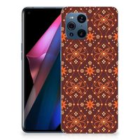 OPPO Find X3 | X3 Pro TPU bumper Batik Brown - thumbnail