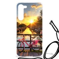 Samsung Galaxy S23 Plus Telefoonhoesje met valbescherming Amsterdamse Grachten - thumbnail