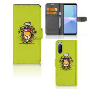 Sony Xperia 10 III Leuk Hoesje Doggy Biscuit