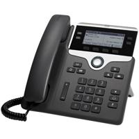 Cisco UC Phone 7841 VoIP-systeemtelefoon LC-display Zwart, Zilver