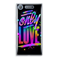 Only Love: Sony Xperia XZ1 Transparant Hoesje