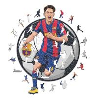 Iconic Puzzles Houten Puzzel, Unisex, Volwassenen, Veelkleurig, M, 270 Stukjes