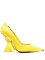 The Attico escarpins Cheope 110 mm en cuir - Jaune