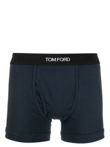 TOM FORD boxers à taille à logo - Bleu