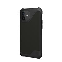 Urban Armor Gear Metropolis Backcover Apple iPhone 12 mini Lederoptiek zwart Stootbestendig, Inductieve lading - thumbnail