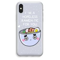 I'm A Hopeless Ramen-Tic For You: iPhone XS Max Transparant Hoesje - thumbnail