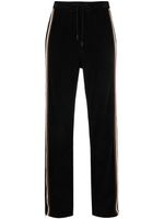 DSQUARED2 pantalon de jogging en velours côtelé à bande latérale - Noir