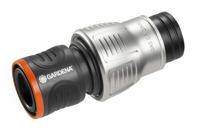 Gardena Premium Waterstop 3/4" E12 - Vorstbestendige Tuinkoppeling met Auto-stop, Ergonomische Grip