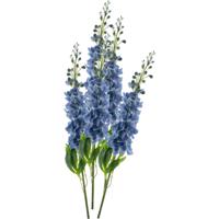 Kunstbloem Ridderspoor/delphinium Roland - 5x - 87 cm - blauw - kunst zijdebloemen - thumbnail