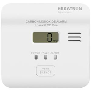 Hekatron KonexXt CO One Koolmonoxidemelder Incl. batterij (10 jaar) werkt op batterijen Detectie van Koolmonoxide