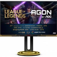 AOC AGON PRO AG275QXL 27 Quad HD 170Hz IPS Monitor - Zwart, Goud