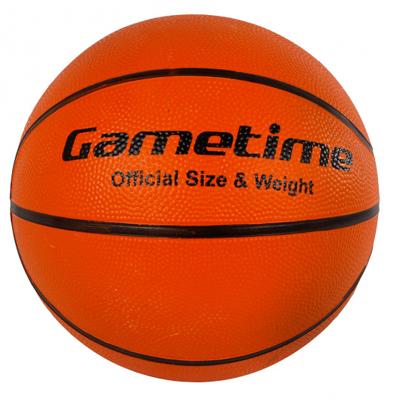 Gametime basketbal 520 gram rubber oranje Gametime basketbal 520 gram rubber oranje