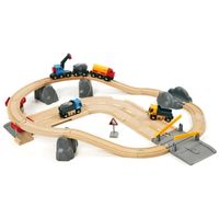 BRIO World - Spoor en Weg Transportset baan