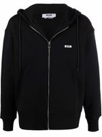 MSGM hoodie à logo imprimé - Noir