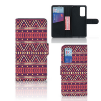 Huawei P40 Telefoon Hoesje Aztec Paars