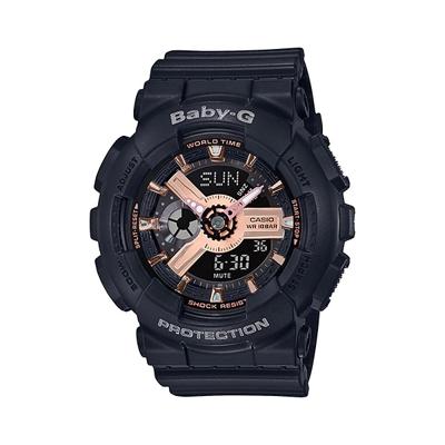 Casio BABY-G BA-110 Series Analog-Digital Watch BA-110RG-1A - Black Casio BABY-G BA-110 Series Analog-Digital Watch BA-110RG-1A - Black