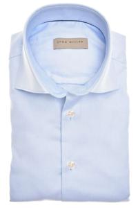 John Miller Slim Fit Overhemd lichtblauw, Effen