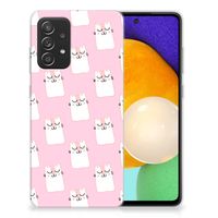 Samsung Galaxy A52 (5G/4G) TPU Hoesje Sleeping Cats - thumbnail