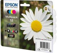 18 Multipack - 4 - 15.1 ml - zwart, geel, cyaan, magenta - origineel - blisterverpakking met RF  akoestisch alarm - inktcartridge